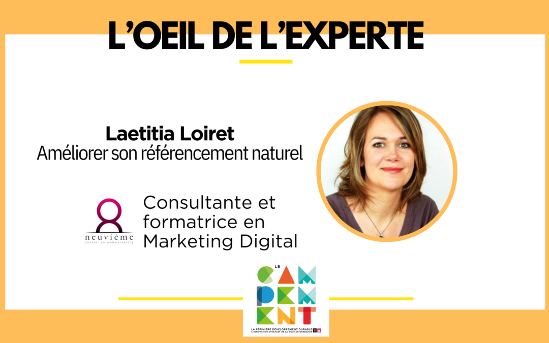 L’oeil de l’experte avec Laetitia Loiret