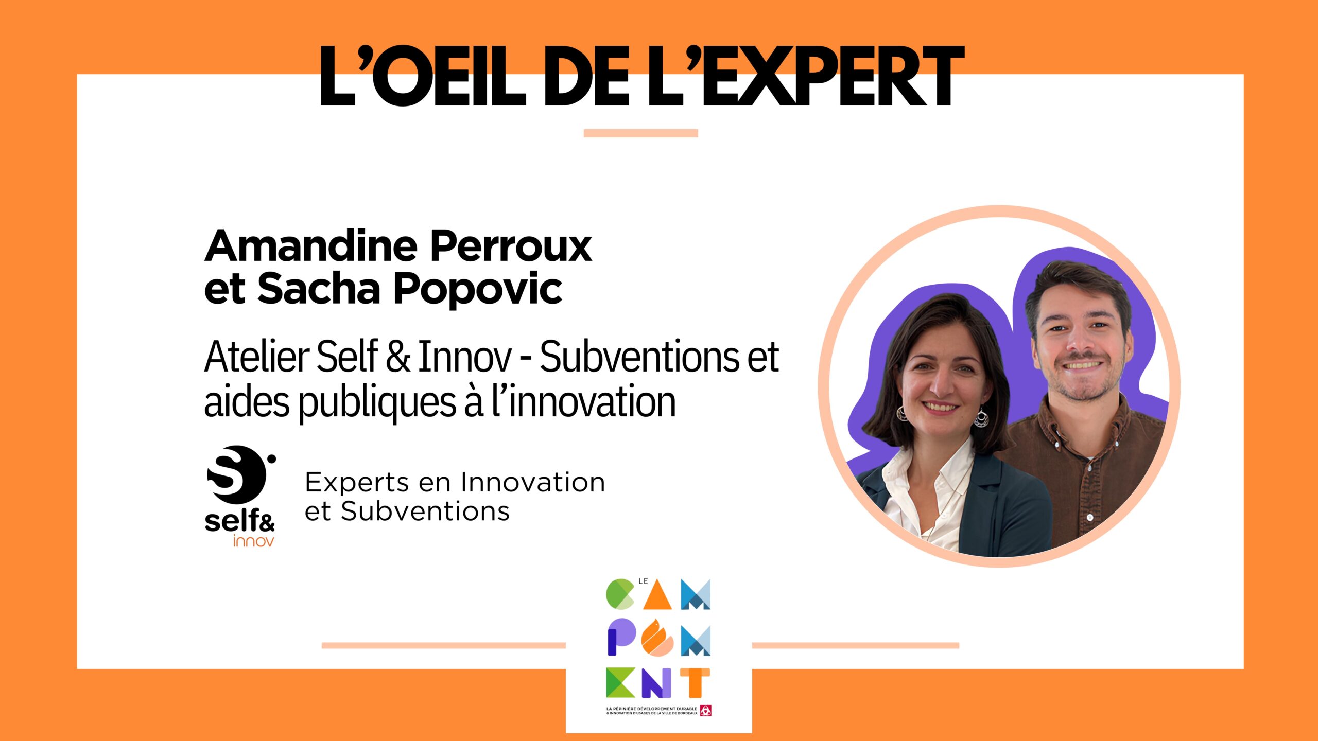 L’Œil de l’Expert - Amandine Perroux et Sacha popovic
